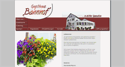 Desktop Screenshot of gasthausbahnhof.de